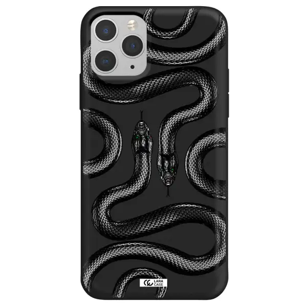 Black Snake Apple iPhone 11 pro max Silicone black Case