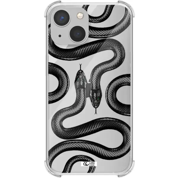 Black Snake Apple iPhone 13 mini Clear PC Case