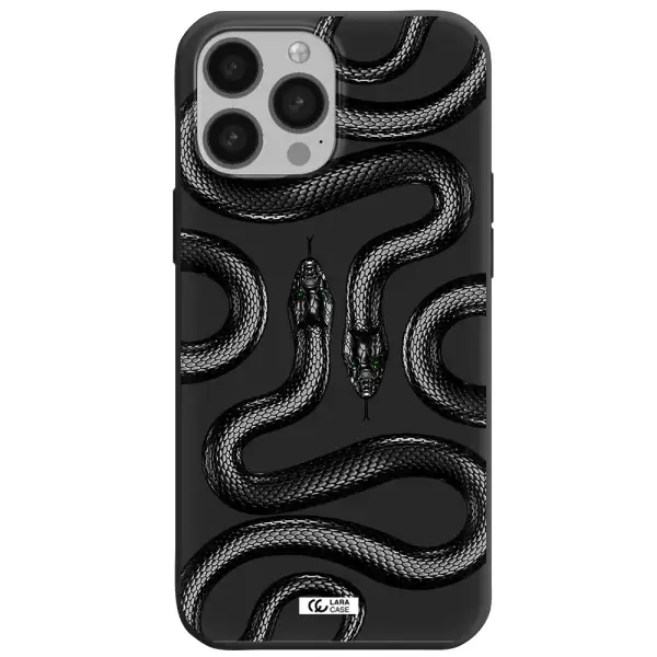 Black Snake Apple iPhone 13 Pro Silicone black Case