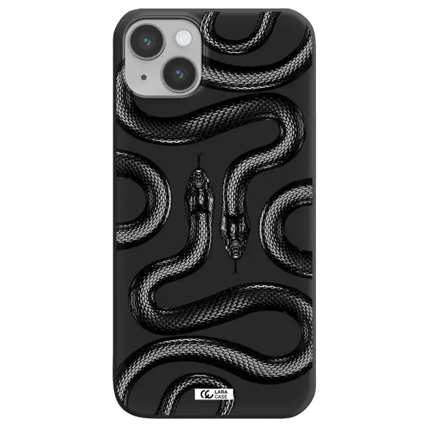 Black Snake Apple iPhone 14 Silicone black Case