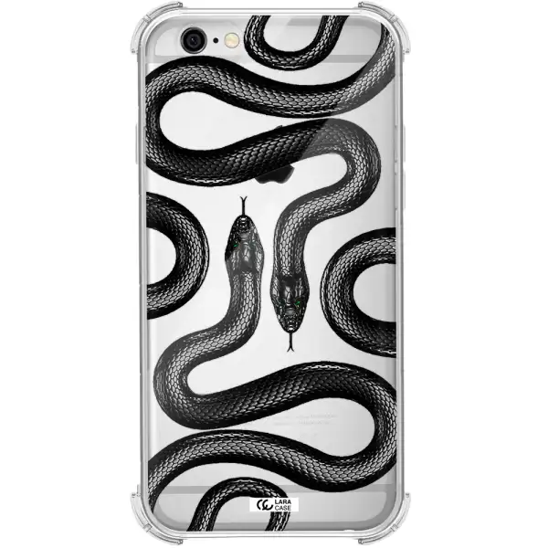Black Snake Apple iPhone 6 Clear PC Case