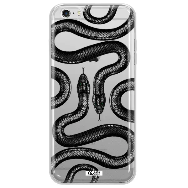 Black Snake Apple iPhone 6S Clear TPU Case
