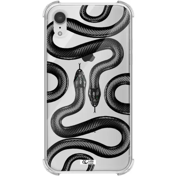 Black Snake Apple iPhone XR Clear PC Case