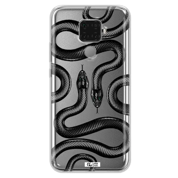 Black Snake Huawei Mate 30 Lite Clear TPU Case