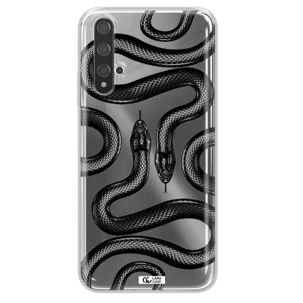Black Snake Huawei Nova 5t Clear TPU Case