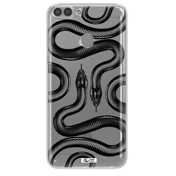 Black Snake Huawei P Smart 2017 Clear TPU Case