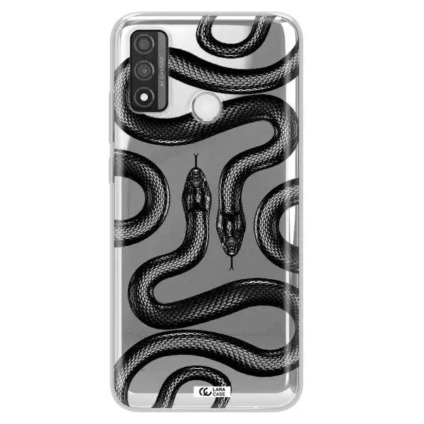 Black Snake Huawei P Smart 2020 Clear TPU Case