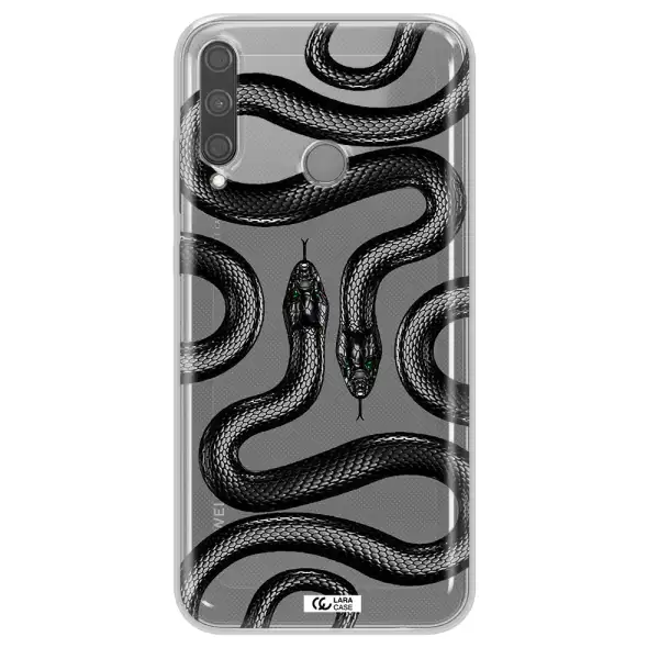 Black Snake Huawei P40 Lite E Clear TPU Case