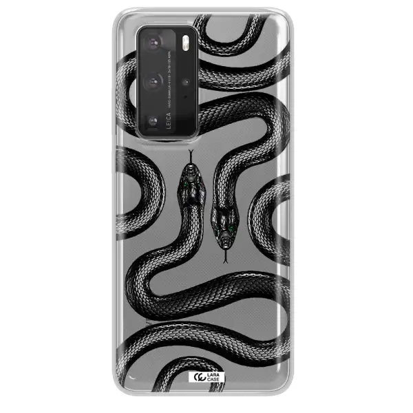 Black Snake Huawei P40 Pro Clear TPU Case