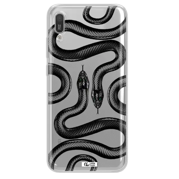Black Snake Huawei Y6 Pro 2019 Clear TPU Case