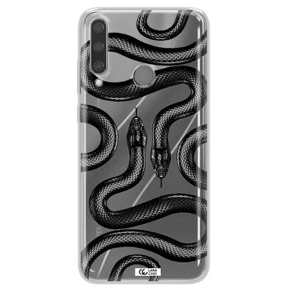 Black Snake Huawei Y6P Clear TPU Case