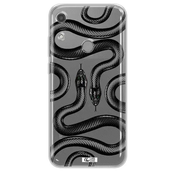 Black Snake Huawei Y6S Clear TPU Case