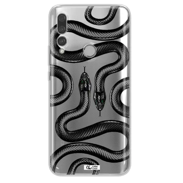 Black Snake Huawei Y9 Prime 2019 Clear TPU Case