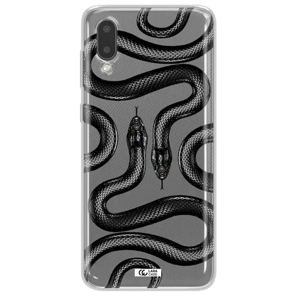 Black Snake Samsung A02 Clear TPU Case