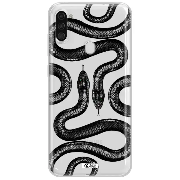 Black Snake Samsung A11 Clear TPU Case