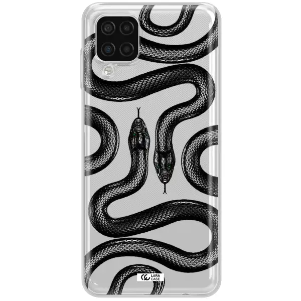 Black Snake Samsung A12 4g Clear TPU Case