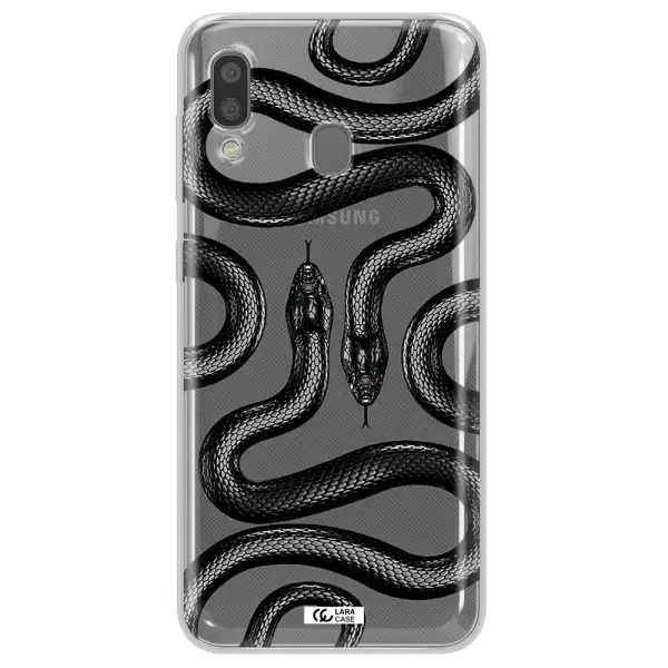 Black Snake Samsung A20 Clear TPU Case
