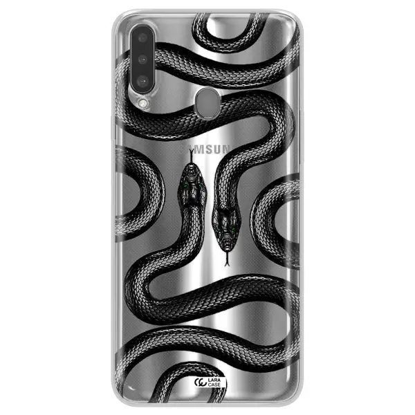 Black Snake Samsung A20S Clear TPU Case
