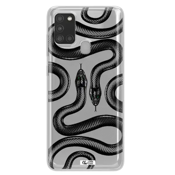 Black Snake Samsung A21S Clear TPU Case