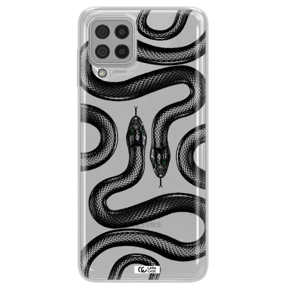 Black Snake Samsung A22 4g Clear TPU Case