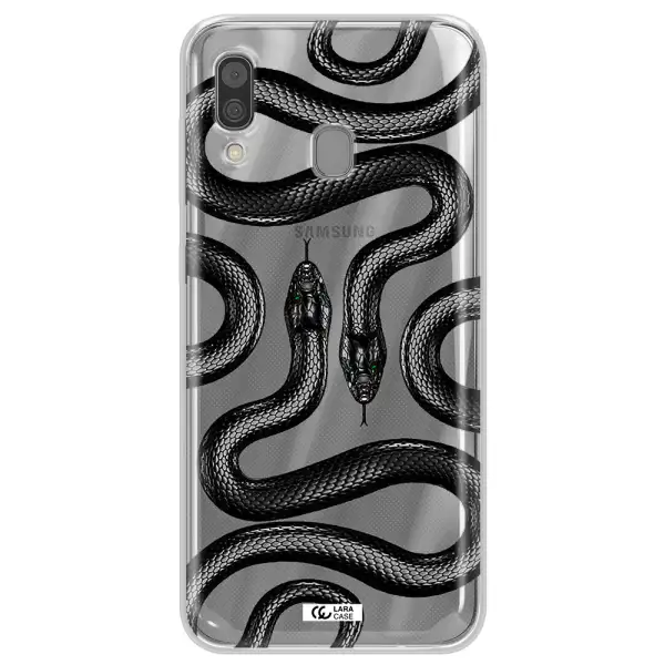 Black Snake Samsung A30 Clear TPU Case