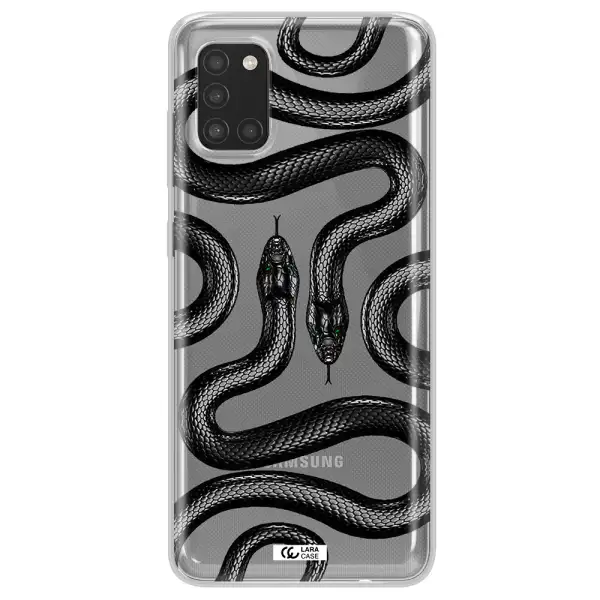 Black Snake Samsung A31 Clear TPU Case