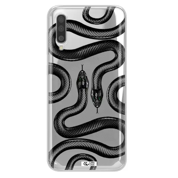 Black Snake Samsung A50 Clear TPU Case