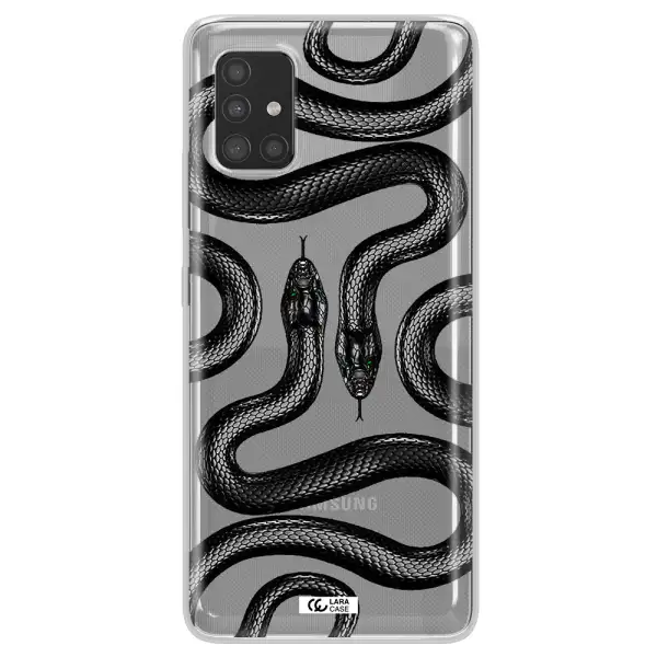 Black Snake Samsung A51 Clear TPU Case