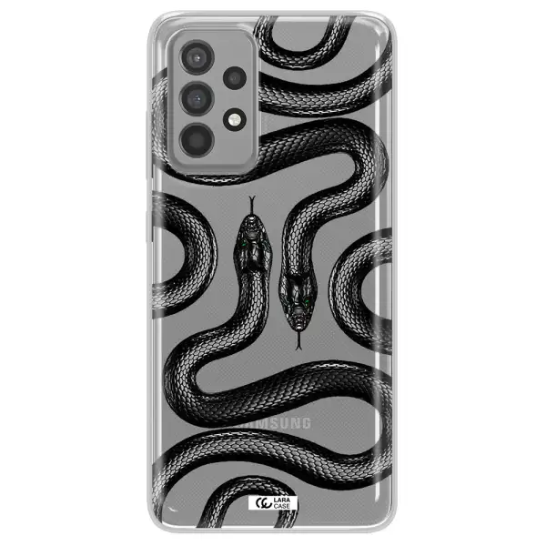 Black Snake Samsung A52 Clear TPU Case