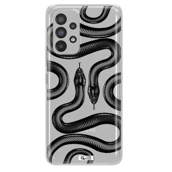 Black Snake Samsung A53 Clear TPU Case