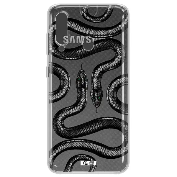 Black Snake Samsung A60 Clear TPU Case