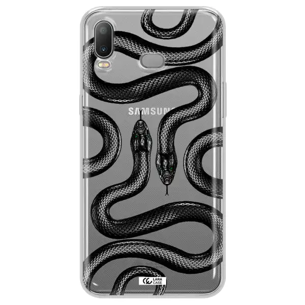 Black Snake Samsung A6S Clear TPU Case