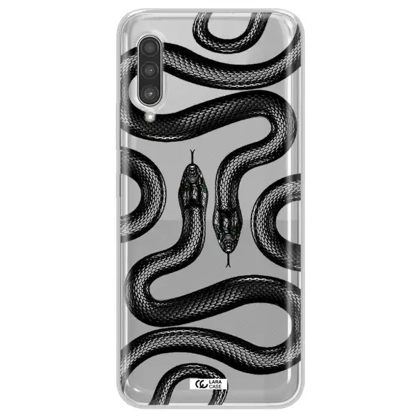 Black Snake Samsung A90 Clear TPU Case