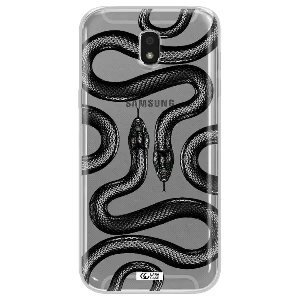 Black Snake Samsung J5 2017 Clear TPU Case
