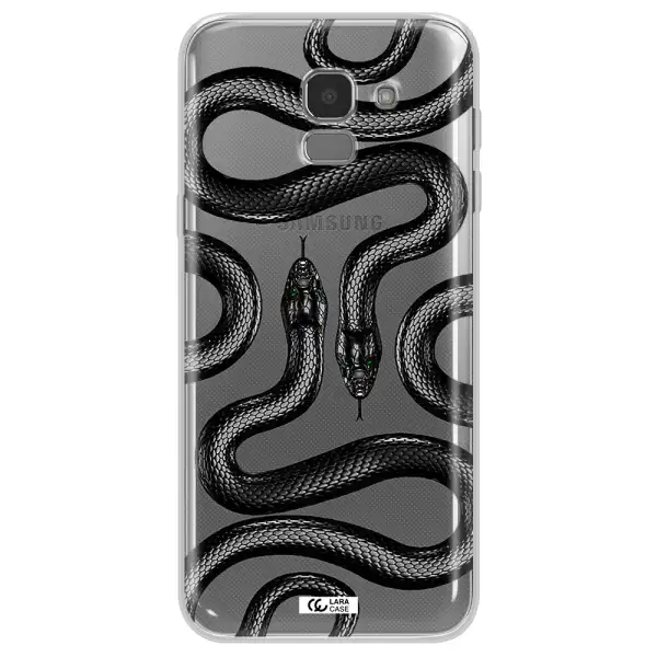 Black Snake Samsung J6 Clear TPU Case