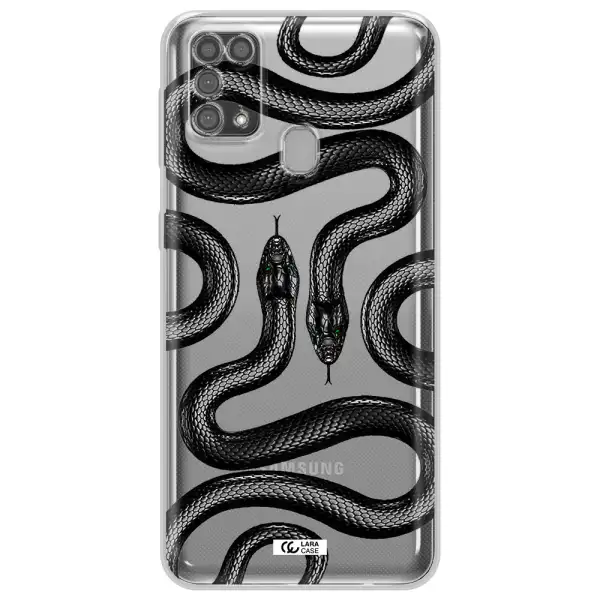 Black Snake Samsung M31 Clear TPU Case