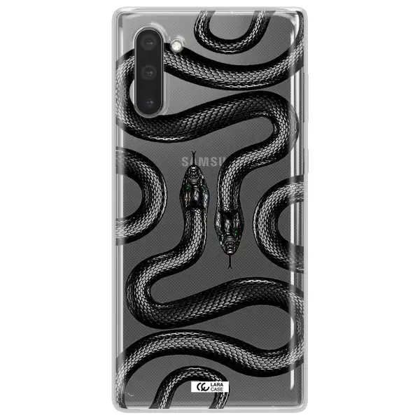 Black Snake Samsung Note 10 Clear TPU Case