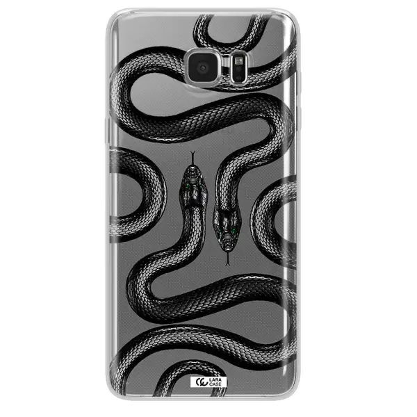 Black Snake Samsung Note 5 Clear TPU Case