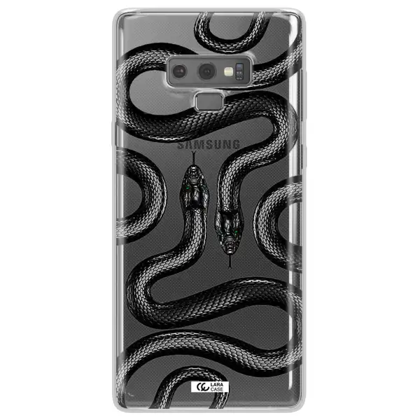 Black Snake Samsung Note 9 Clear TPU Case