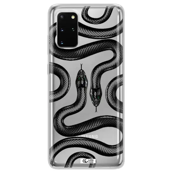 Black Snake Samsung S 20 Plus Clear TPU Case