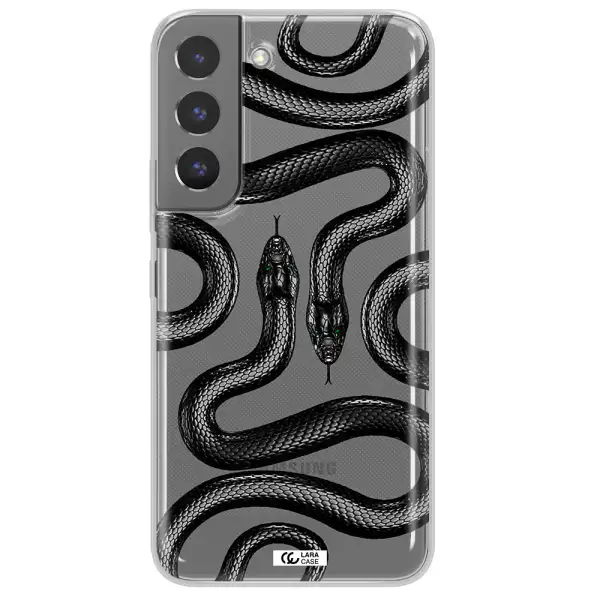 Black Snake Samsung S 22 Clear TPU Case