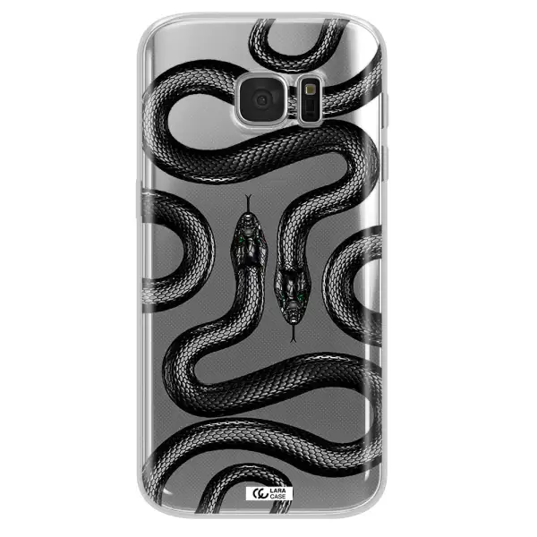 Black Snake Samsung S 7 Clear TPU Case