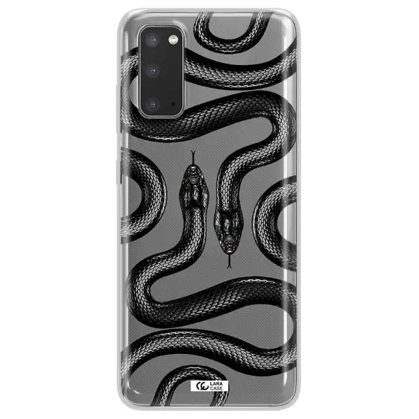 Black Snake Samsung S20 Clear TPU Case