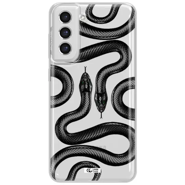 Black Snake Samsung S21 Fe Clear Tpu Case