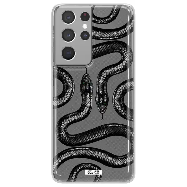 Black Snake Samsung S21 Ultra Clear TPU Case
