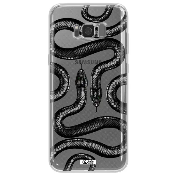 Black Snake Samsung S8 Clear TPU Case