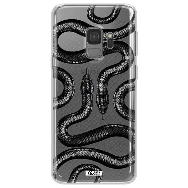 Black Snake Samsung S9 Clear TPU Case
