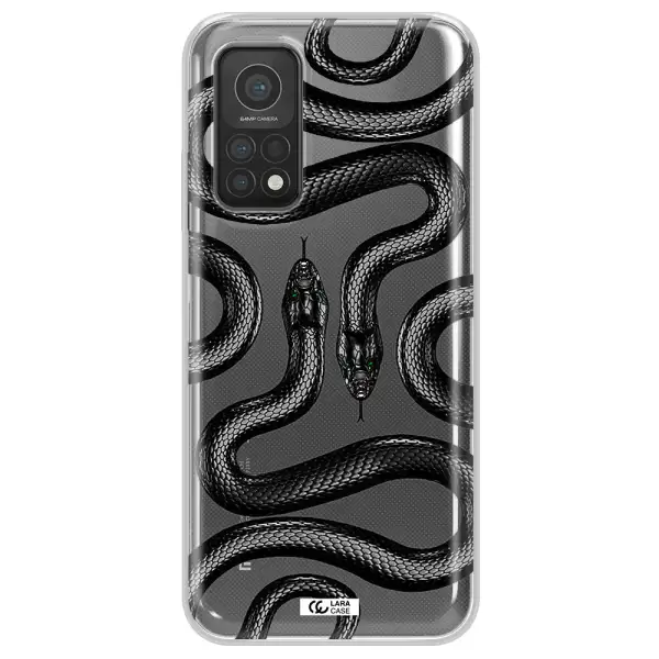 Black Snake Xiaomi Mi 10T Clear TPU Case