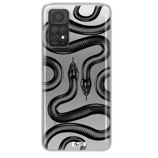 Black Snake Xiaomi Note 11 Pro Clear TPU Case