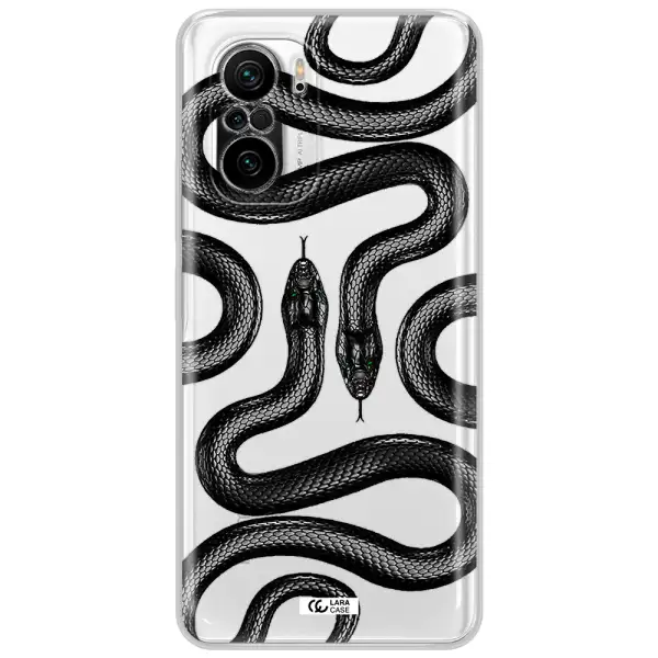 Black Snake Xiaomi Poco F3 Clear Tpu Case